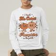 I Teach The Cutest Pumpkins In The Patch Retro Teacher Fall Men's Long Sleeve T-Shirt, funny gift I Teach The Cutest Pumpkins In The Patch Retro Teacher Fall Men's Long Sleeve T-Shirt, funny gift