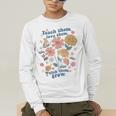 Teach Them Love Them Watch Them Grow Retro Teacher Floral Men's Long Sleeve T-Shirt, funny gift Teach Them Love Them Watch Them Grow Retro Teacher Floral Men's Long Sleeve T-Shirt, funny gift