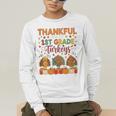 Teach Thanksgiving Teacher Thankful For My 1st Grade Turkeys Men's Long Sleeve T-Shirt, funny gift Teach Thanksgiving Teacher Thankful For My 1st Grade Turkeys Men's Long Sleeve T-Shirt, funny gift