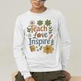 Teacher Inspire Love Men's Long Sleeve T-Shirt, funny gift