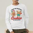 Teacher Of Smart Cookies Cute Gingerbread Teacher Christmas Men's Long Sleeve T-Shirt, funny gift