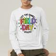 Teacher Student Field Day Let The Games Begin Field Day Men's Long Sleeve T-Shirt, funny gift Teacher Student Field Day Let The Games Begin Field Day Men's Long Sleeve T-Shirt, funny gift