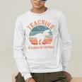 Teaching Is A Walk In The Park Teacher T-Rex Retro Men's Long Sleeve T-Shirt, funny gift Teaching Is A Walk In The Park Teacher T-Rex Retro Men's Long Sleeve T-Shirt, funny gift