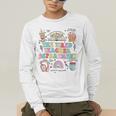 The Tired Teachers Department Retro Groovy Back To School Men's Long Sleeve T-Shirt, funny gift The Tired Teachers Department Retro Groovy Back To School Men's Long Sleeve T-Shirt, funny gift