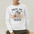 Trick Or Teach Teacher Men's Long Sleeve T-Shirt, funny gift Trick Or Teach Teacher Men's Long Sleeve T-Shirt, funny gift