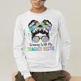 Twin Day Friends Teacher Twinning With My Bestie Men's Long Sleeve T-Shirt, funny gift