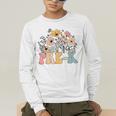 Wildflower Pre-K Preschool Team Floral Teacher Girls Men's Long Sleeve T-Shirt, funny gift