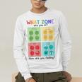 What Zone Are You In How Are You Feeling Teacher Men's Long Sleeve T-Shirt, funny gift What Zone Are You In How Are You Feeling Teacher Men's Long Sleeve T-Shirt, funny gift