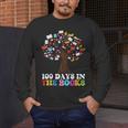 100 Days In The Books Reading Teacher 100th Day Of School Men's Long Sleeve T-Shirt, funny design 100 Days In The Books Reading Teacher 100th Day Of School Men's Long Sleeve T-Shirt, funny design