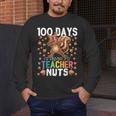 100 Days Of Driving My Teacher Nuts Dabbing Squirrel School Men's Long Sleeve T-Shirt, funny design 100 Days Of Driving My Teacher Nuts Dabbing Squirrel School Men's Long Sleeve T-Shirt, funny design