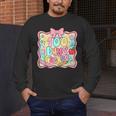 100 Days Of School Preppy 100th Day Of School Teacher Kids Men's Long Sleeve T-Shirt, funny design 100 Days Of School Preppy 100th Day Of School Teacher Kids Men's Long Sleeve T-Shirt, funny design
