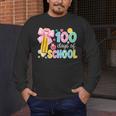 100 Days Of School Preppy 100th Day Of School Teachers Girls Men's Long Sleeve T-Shirt, funny design 100 Days Of School Preppy 100th Day Of School Teachers Girls Men's Long Sleeve T-Shirt, funny design