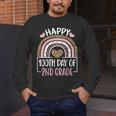 100th Day Of 2nd Grade 100 Days Of School Teacher Men's Long Sleeve T-Shirt, funny design 100th Day Of 2nd Grade 100 Days Of School Teacher Men's Long Sleeve T-Shirt, funny design