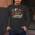 1st First Grade Squad Student Teacher Back To School Men's Long Sleeve T-Shirt, funny design 1st First Grade Squad Student Teacher Back To School Men's Long Sleeve T-Shirt, funny design