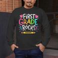 1st Grade Teacher Men's Long Sleeve T-Shirt, funny design