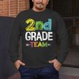 2nd Grade Team T-Shirt 2nd Grade Squad Teacher Men's Long Sleeve T-Shirt, funny design