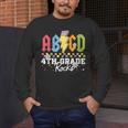 4th Grade Rocks ABCD Back To School Rock Teachers Men's Long Sleeve T-Shirt, funny design 4th Grade Rocks ABCD Back To School Rock Teachers Men's Long Sleeve T-Shirt, funny design