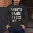 4th GRADE Rocks Teacher Rockstars I Teach Ready To Rock Men's Long Sleeve T-Shirt, funny design 4th GRADE Rocks Teacher Rockstars I Teach Ready To Rock Men's Long Sleeve T-Shirt, funny design