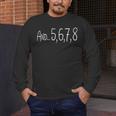 And 5678 Dance Music Teacher Dance Instructor Dancing Men's Long Sleeve T-Shirt, funny design And 5678 Dance Music Teacher Dance Instructor Dancing Men's Long Sleeve T-Shirt, funny design