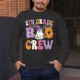 5th Grade Boo Crew Spooky Fifth Grade Halloween Teacher Men's Long Sleeve T-Shirt, funny design