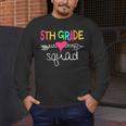 5th Grade Squad Fifth Teacher Student Team Back To School Men's Long Sleeve T-Shirt, funny design 5th Grade Squad Fifth Teacher Student Team Back To School Men's Long Sleeve T-Shirt, funny design