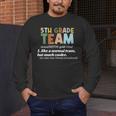 5TH Grade Team Teacher Like A Normal Team Fifth Grade Men's Long Sleeve T-Shirt, funny design