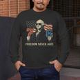 6-7 7-6 George Washington Freedom For Teachers Men's Long Sleeve T-Shirt, funny design