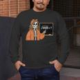 67 Math Teacher Skeleton Halloween Root 4489 Messy Bun Women Men's Long Sleeve T-Shirt, funny design