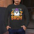 67 Teacher Ghost Six Seven Meme Math Equation Bruh Halloween Men's Long Sleeve T-Shirt, funny design
