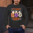 6th Grade Boo Crew Sixth Grade Halloween Teacher Kid Men's Long Sleeve T-Shirt, funny design