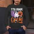 7th Grade Boo Crew Teacher Student Halloween Costume Men's Long Sleeve T-Shirt, funny design 7th Grade Boo Crew Teacher Student Halloween Costume Men's Long Sleeve T-Shirt, funny design
