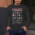 ABC School Nurse Alphabet Student Teacher Health Worker Men's Long Sleeve T-Shirt, funny design