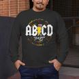 ABCD The Teacher Tour Last Day Of School Rockin' Teacher Men's Long Sleeve T-Shirt, funny design ABCD The Teacher Tour Last Day Of School Rockin' Teacher Men's Long Sleeve T-Shirt, funny design