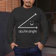 Acute Angle Cute Math Teacher Men's Long Sleeve T-Shirt, funny design Acute Angle Cute Math Teacher Men's Long Sleeve T-Shirt, funny design