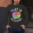 Apple Retro Play Is Learning Kindergarten Teacher Daycare Men's Long Sleeve T-Shirt, funny design Apple Retro Play Is Learning Kindergarten Teacher Daycare Men's Long Sleeve T-Shirt, funny design