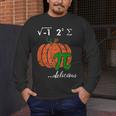 I Ate Some Pumpkin Pi Pie Math Teacher Halloween For Men Women Kids Men's Long Sleeve T-Shirt, funny design