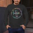 Autism Awareness Accept Adapt Advocate Autism Mom Teacher Men's Long Sleeve T-Shirt, funny design Autism Awareness Accept Adapt Advocate Autism Mom Teacher Men's Long Sleeve T-Shirt, funny design