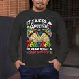 Autism Awareness Teacher Shirts It Takes A Special Teacher Men's Long Sleeve T-Shirt, funny design Autism Awareness Teacher Shirts It Takes A Special Teacher Men's Long Sleeve T-Shirt, funny design