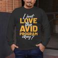 AVID Team Appreciation Essentials AVID Program Teacher Men's Long Sleeve T-Shirt, funny design