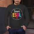 Back To School Teachers Crew Students Team ESOL Teacher Men's Long Sleeve T-Shirt, funny design Back To School Teachers Crew Students Team ESOL Teacher Men's Long Sleeve T-Shirt, funny design