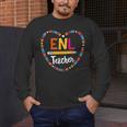 Back To School Tee ENL Teacher English New Language Squad Men's Long Sleeve T-Shirt, funny design
