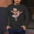 Ballet Dancer Gingerbread Christmas Dance Teacher Girl Women Men's Long Sleeve T-Shirt, funny design