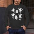Ballet Ghost Dancer Spooky Dance Teacher Halloween Costume Men's Long Sleeve T-Shirt, funny design