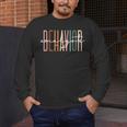 Behavior Analyst Teacher Squad Technician Therapist Analysis Men's Long Sleeve T-Shirt, funny design