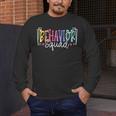 Behavior Squad Therapy Therapists Teachers Behavior Team Men's Long Sleeve T-Shirt, funny design Behavior Squad Therapy Therapists Teachers Behavior Team Men's Long Sleeve T-Shirt, funny design