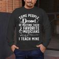 Best Music Teacher For Men Women Musician Band Piano Teacher Men's Long Sleeve T-Shirt, funny design