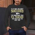 Best PE Teacher Art For Men Women Physical Education Teacher Men's Long Sleeve T-Shirt, funny design Best PE Teacher Art For Men Women Physical Education Teacher Men's Long Sleeve T-Shirt, funny design
