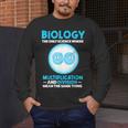 Biology Facts Science Teacher Student Biologist Men's Long Sleeve T-Shirt, funny design Biology Facts Science Teacher Student Biologist Men's Long Sleeve T-Shirt, funny design
