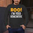 Boo I'm Your Homework Halloween Teacher Costume Men's Long Sleeve T-Shirt, funny design Boo I'm Your Homework Halloween Teacher Costume Men's Long Sleeve T-Shirt, funny design
