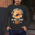 My Broom Broke So Now I Teach Art Teacher Halloween Costume For Men Women Men's Long Sleeve T-Shirt, funny design My Broom Broke So Now I Teach Art Teacher Halloween Costume For Men Women Men's Long Sleeve T-Shirt, funny design